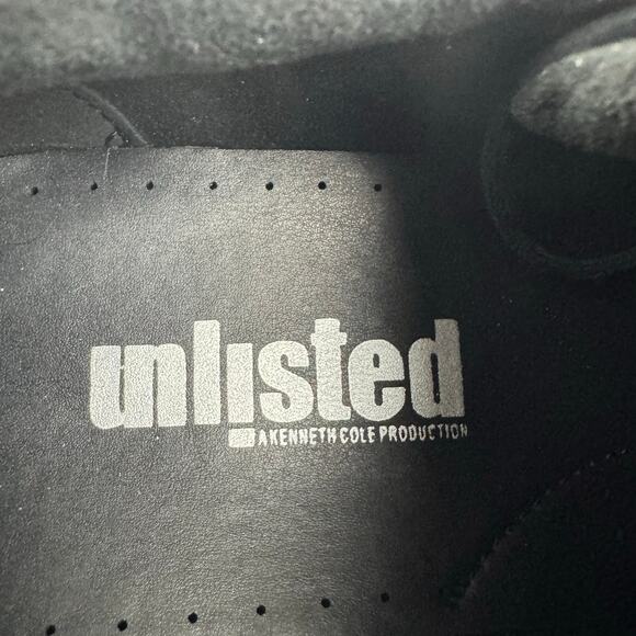 UNLISTED‎ BY KENNETH COLE STAND MIX SNEAKERS IN BLACK COGNAC NWOB MEN'S SIZE 7 - Picture 10 of 11